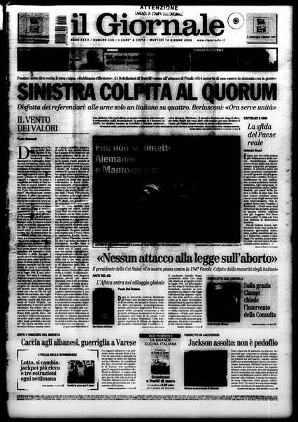 Il giornale : quotidiano del mattino